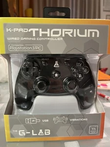 THE G-LAB K-Pad Thorium Controller di Gioco PC e Ps3 USB con Cavo - Vibrazione - Foto 1 di 6