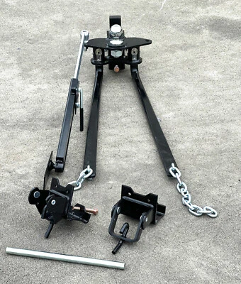 Trailer Weight Distribution Hitch System w/Sway Control 6" Drop Raise Tow Hitch - Image 1 of 4