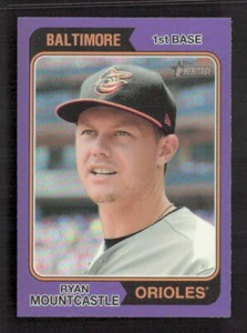 Béisbol 2023 Topps Heritage High Number Ryan Mountcastle #670 cromo púrpura - Imagen 1 de 2