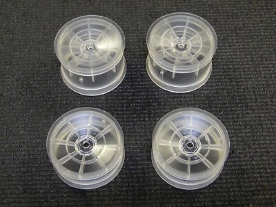 NEW ASSOCIATED B6.4CC COLLECTORS CLEAR EDITION Wheels F/R B6.3 B6.2 B6.1 AB30CC - Image 1 of 3