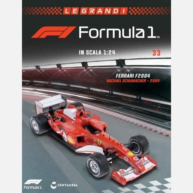 Le Grandi Formula 1® n° 33 MODELLINO 1:24 Ferrari F2004 - Michael Schumacher (20 - Immagine 1 di 1