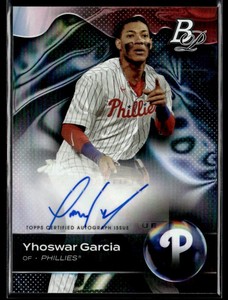 2023 Bowman Platinum Yhoswar Garcia Auto #TOP-71