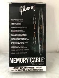 Gibson GC-R05 Memory Cable Sound Integrated Digital Recorder 16 ft/5 m FOR PARTS - Picture 1 of 16