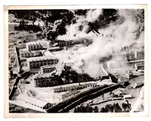 WWII Germans Hit Barracks in Postunia, Northeast of Trieste, Italy - Picture 1 of 2