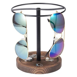 Metal Sunglasses Eyeglasses Holder Organizer Stand for Tabletop Dresser - Picture 1 of 7