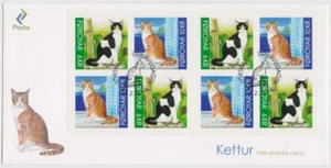 Faroe Islands FDC 2011 Cats, booklet - Picture 1 of 1