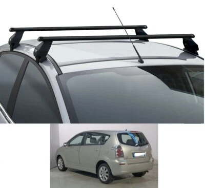 BARRE PORTATUTTO ACCIAIO PER TOYOTA COROLLA VERSO ANNO 2003 OMOLOGATE TUV  - Immagine 1 di 4