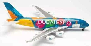Herpa Wings 1:200 A380-800 Emirates Expo '20 Dubái Sé Parte De La Magia 572408 - Imagen 1 de 1