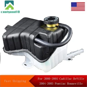 Engine Coolant Recovery Tank w/Low Fluid Level Sensor For Cadillac Deville 00-05 - Picture 1 of 9