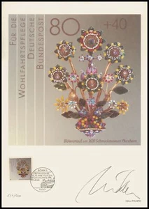 EDIZIONE ARTISTICA 1988 GERMANY 1386 PFORZHEIM SCHMUCKMUSEUM - Ltd. 1.000!! - Foto 1 di 3