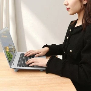 Invisible Mini Laptop Stand Radiative Self Adhesive Laptop Stand Notebook - Photo 1/12