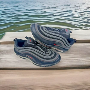 Nike Air Max 97 DH4092-001 Herren Größe 13 Schwarz University Red Schuhe - Bild 1 von 21