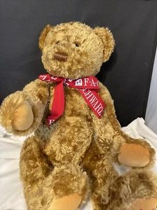 FAO schwarzer großer 24 Zoll Teddybär '04 Plüschschleife 2001 Vintage - Bild 1 von 6