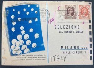 1954 Blantyre Nyasaland Postcard Cover To Milano Italy Scacciapensieri - Picture 1 of 2