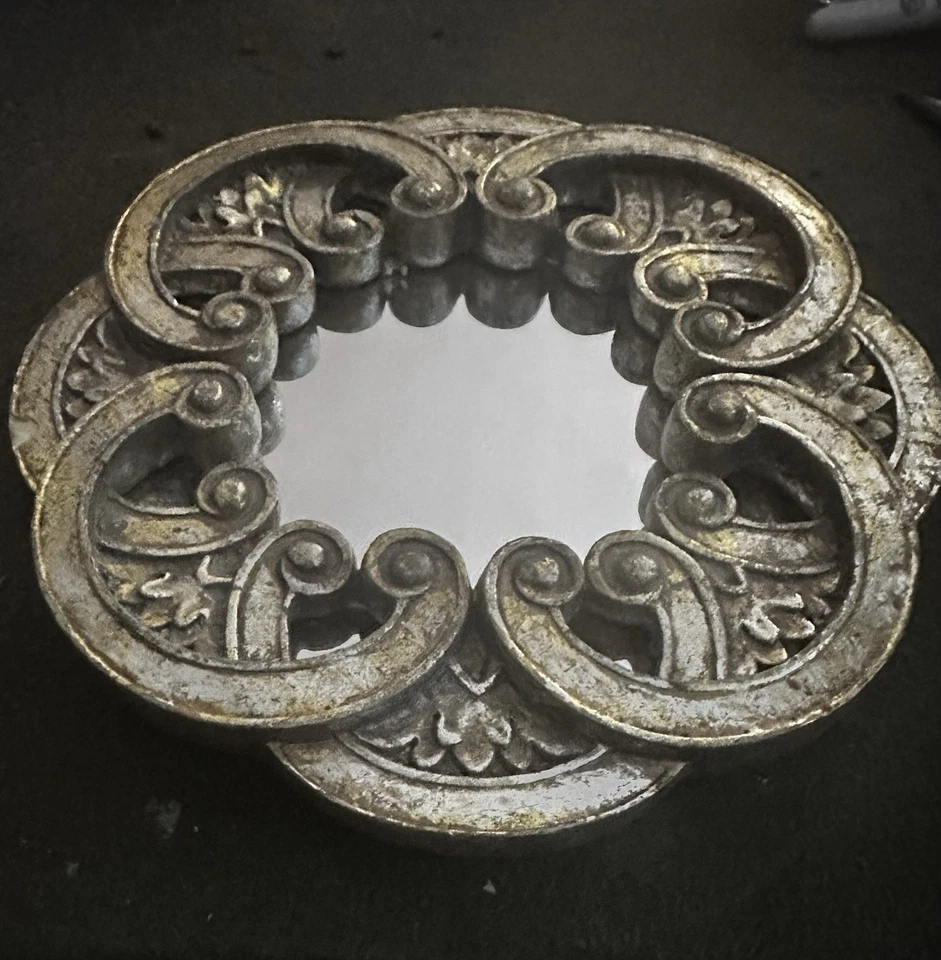 Celtic Round Rustic Accent Mirror - 8” - Image 1 of 1