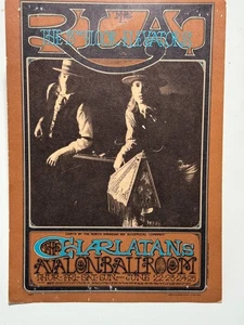13th Floor Elevators & The Charlatans Avalon Ballroom Original 1967 Mailer - Imagen 1 de 3