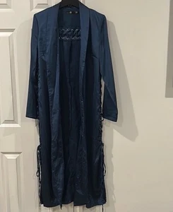 Misguided Kimono Duster Jacke Blau Damen Größe 6 - Bild 1 von 8
