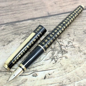 [EUC] PILOT Heart Sutra 14k-585 Nib:F 391 FOUNTAIN PEN VINTAGE JAPAN A500 - Picture 1 of 12