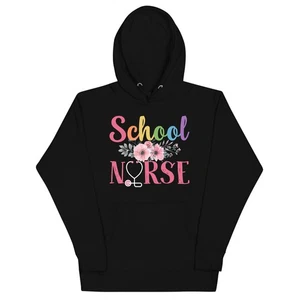 School Nurse Unisex Hoodie - Picture 1 of 15