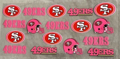 SAN FRANCISCO футбольная команда UV DTF передачи стикер чашка надежном DIY чашки розовый - Изображение 1 из 2