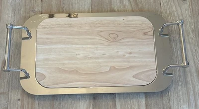 Bandeja para servir plateros TOWLE inserto de madera Foto 1 de 4