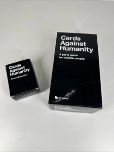 Juego de cartas Cards Against Humanity edición UK + paquete Xpansion en muy buena condición limpio - Imagen 1 de 9