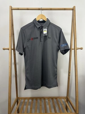 NUEVO CON ETIQUETAS Camisa Polo Under Armour Emitida por Haas Factory Team NASCAR Ford Talla M Foto 1 de 4