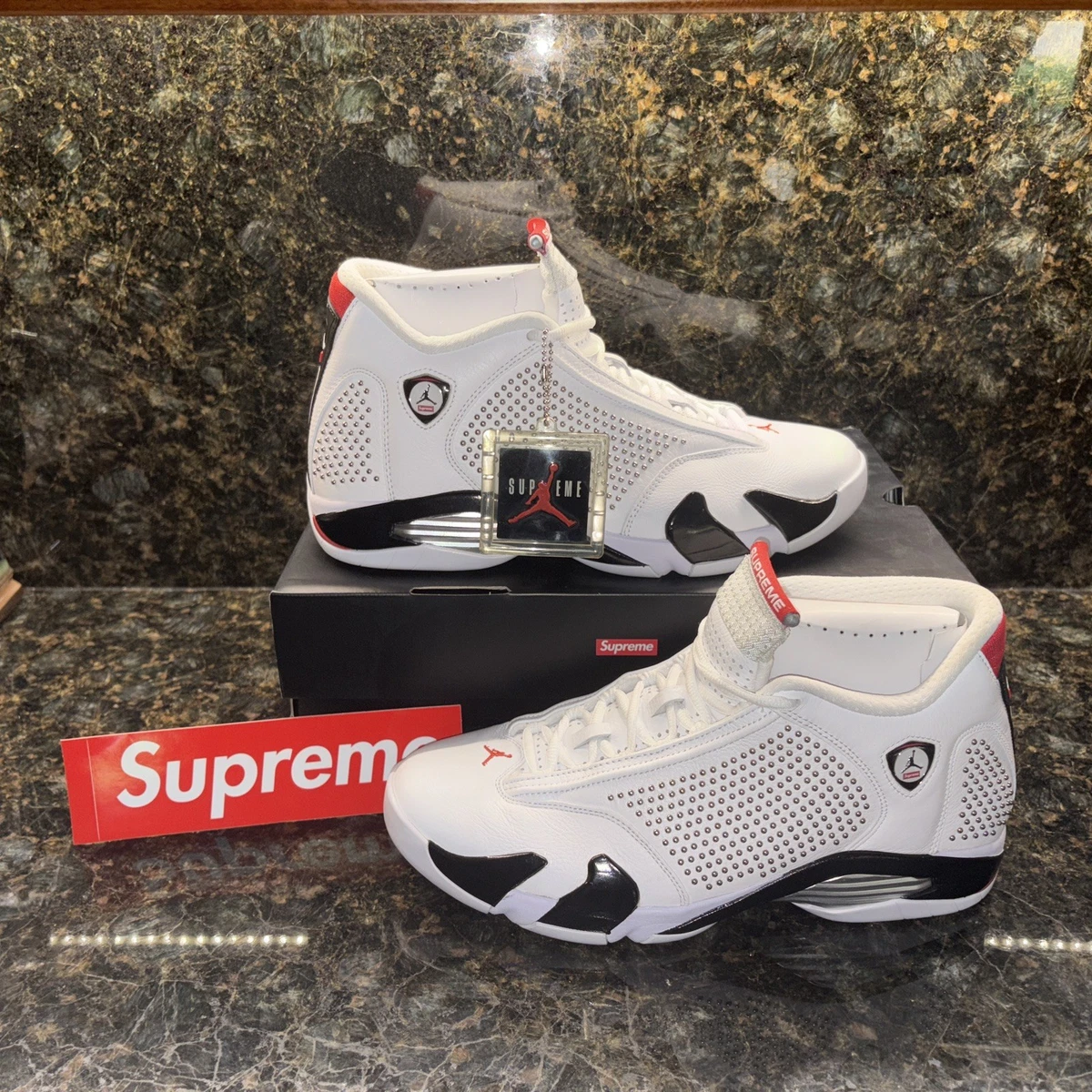 Supreme x Air Jordan 14 Retro White for Sale | Authenticity
