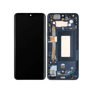 LG G8X ThinQ / V50S ThinQ 5G LCD + Rahmen (schwarz) - Bild 1 von 1