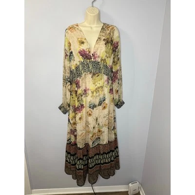 Maxi Vestido Sundance Boho Adair Floral Cottage Core Festival Concierto Para Mujer 6 Foto 1 de 4