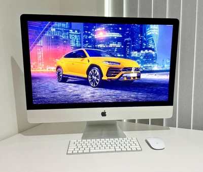 APPLE iMAC 27" RETINA 5K  2017 i5 3.4 GHz 8GB RAM 1TB FUSION DRIVE  SEQUOIA MINT - Image 1 of 4