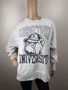 Vintage Champion Reverse Weave Georgetown University Crewneck Size Medium - Picture 1 of 14