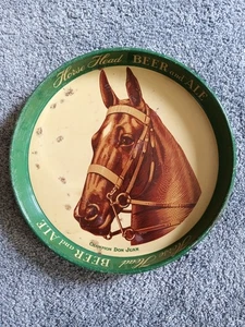 1930's Gerhard Lang Brewery Buffalo NY Horse Head Beer and Ale Champion Don Tray - Picture 1 of 11