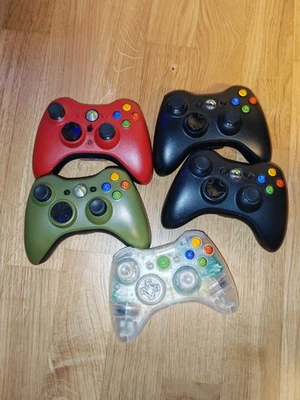 Xbox 360 Controller 5x - Bild 1 von 2