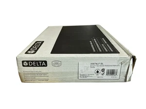 DELTA Rinna Rubinetto bagno diffuso a due maniglie nero opaco 35874LF‐BL - Foto 1 di 4