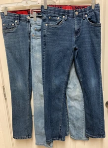 LOT of 3 Levi's 511 Slim Fit Boys Blue Stretch Denim Jeans (Size 12) - Picture 1 of 10