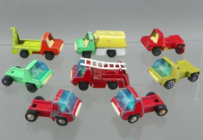 Vintage 1970s Playart Fast Wheel Diecast 1/64 Dump Fire Truck Restoration Lot HK - Image 1 of 4