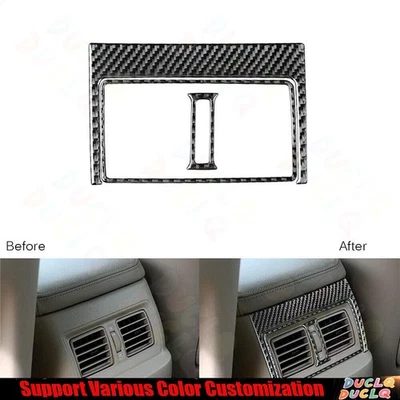 Guarnição de saída de ventilação traseira de fibra de carbono 3 peças para Lexus GS GS350 GS450h 2006-2011 - Imagem 1 de 4