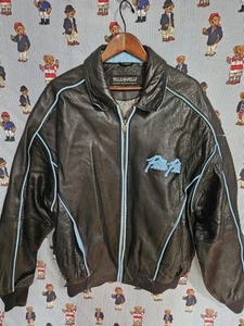 Vintage Pelle Pelle Leather Jacket Marc Buchanan Size 48 XL Avirex Coat - Picture 1 of 7