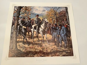 Don Troiani Signed Civil War Limited Edition Print "Ranger Mosby” 461/1000 W/COA - Picture 1 of 14
