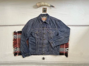 Levi's Trucker Jacket L-XL Type 3 Denim Vintage Clothing 2003 Rare Indigo 43" - Picture 1 of 19
