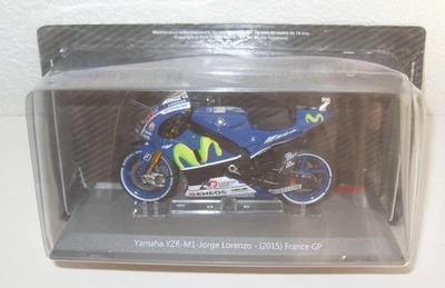 JORGE LORENZO (2015) YAMAHA YZR-M1 FRANCE GP SCALE 1/18 MOTO ALTAYA MODEL - Image 1 of 3