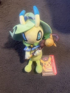 Pokemon Center Halloween Pumpkin Parade 2019 Celebi Plush 11” With Tag HTF - Picture 1 of 5