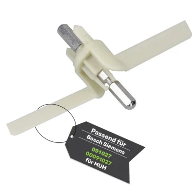 Mitnehmer Durchlaufschnitzlerflügel Ersatz für Bosch 00091027 091027 MUM4 MUZ8DS - Bild 1 von 4