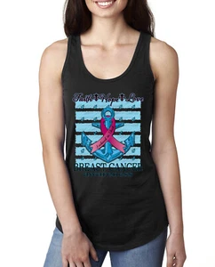 Camiseta sin mangas Faith Hope Love Anchor para damas Racerback - Imagen 1 de 8