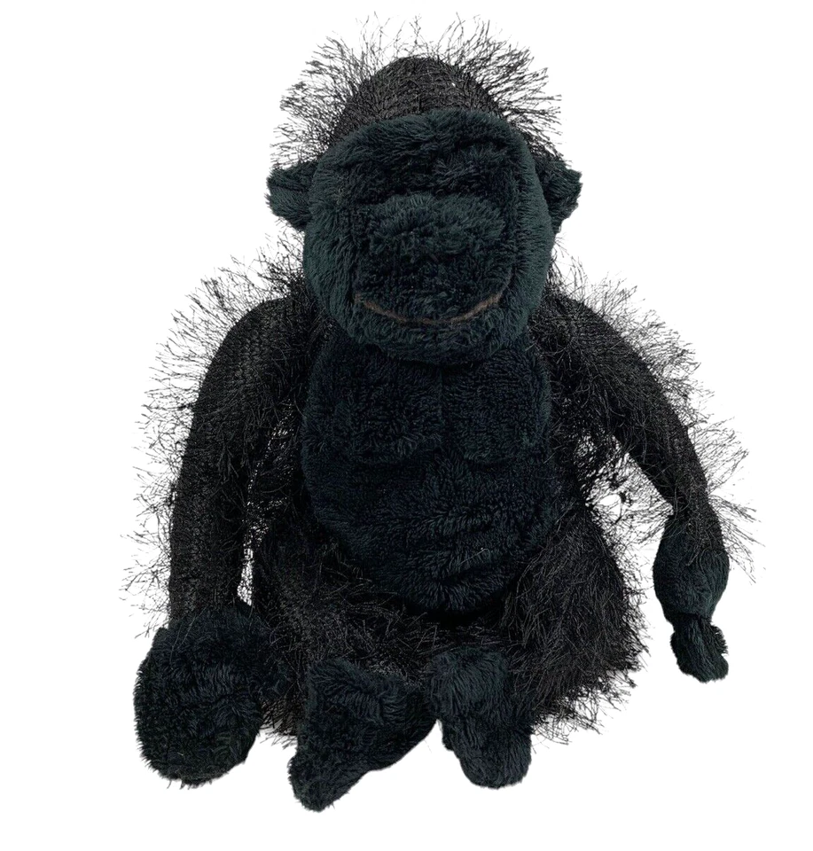 Ganz Webkinz Black Gorilla Plush Toy Stuffed Animal No Code HM040 - Image 1 of 4