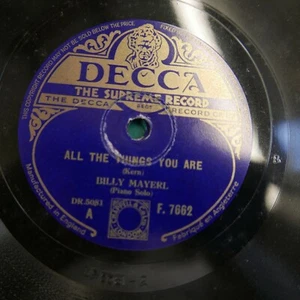 78 rpm BILLY MAYERL until you fall in love / all the things you are F 7662 - Picture 1 of 2