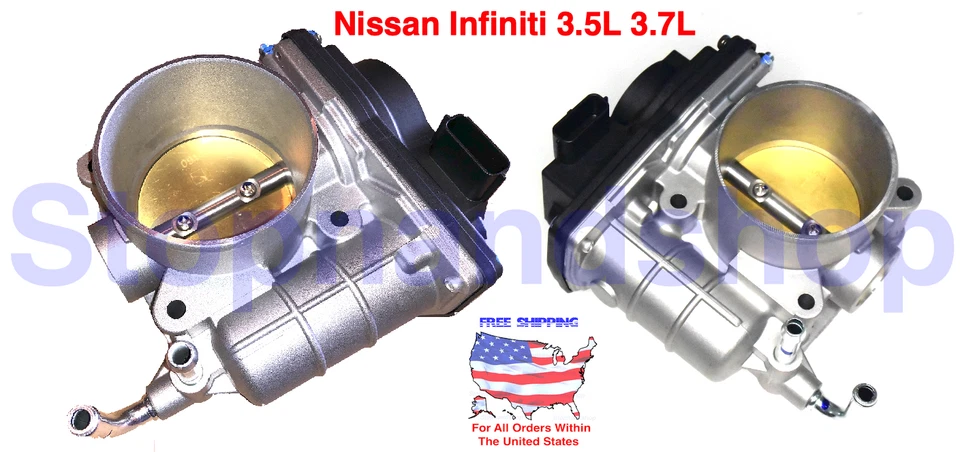Nuevo conjunto de carrocería de acelerador de inyección de combustible para Nissan Infinity 3,5 L 3,7 L Foto 1 de 1