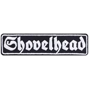 BIKER Aufnäher: SHOVELHEAD Sticker Davidson Aufbügler Cruiser Patch Motorrad - Bild 1 von 5