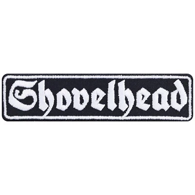 BIKER Aufnäher: SHOVELHEAD Sticker Davidson Aufbügler Cruiser Patch Motorrad